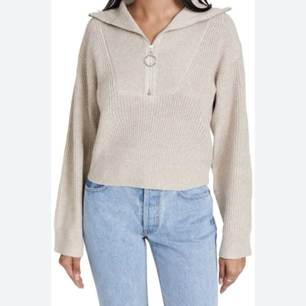 Line & Dot - Emily Half Zip Sweater